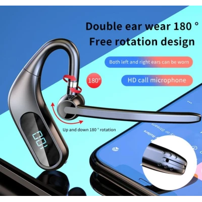 Casca Bluetooth fara Fir 5.1 KJ12 Design Rotativ 180 Grade