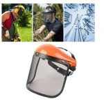 Casca protectie motocoasa cu viziera de plasa MX177