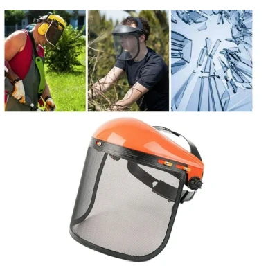 Casca protectie motocoasa cu viziera de plasa MX177