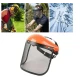 Casca protectie motocoasa cu viziera de plasa MX177