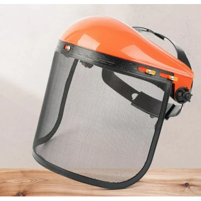 Casca protectie motocoasa cu viziera de plasa MX177