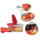 Caserola cu strecuratoare pentru preparare paste la microunde