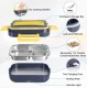 Caserola electrica capacitate 1.5L cu accesorii la priza sau auto pentru incalzire si depozitare mancare aliemntare
