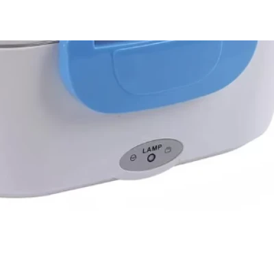 Caserola pentru Mancare Incalzire Electrica Capacitate 1.5L cu 2 Compartimente la priza 220V ALBASTRU