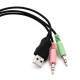 Casti Andowl Q E8 Over Ear Gaming cu conexiune 2x3,5mm / USB Negru