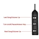 Casti audio Bluetooth sport stereo cu suport magnetic rosu auriu