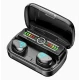 Casti bluetooth M27 cu afisaj digital