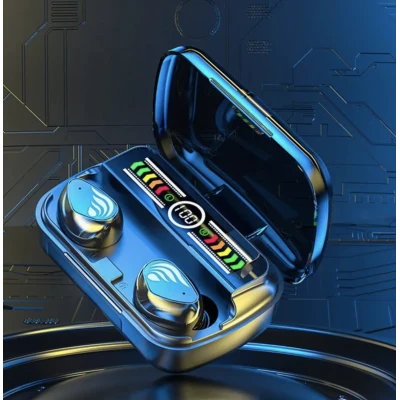 Casti bluetooth M27 cu afisaj digital