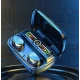 Casti bluetooth M27 cu afisaj digital