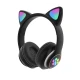 Casti Bluetooth Telefon Pliabile Model Pisica Hi-Fi LED