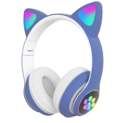 Casti fara fir pentru copii RD B450 Bluetooth design urechi pisica