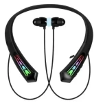 Casti wireless Andowl Q EM20 Bluetooth cu 7 culori LED 