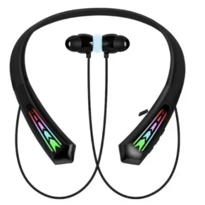 Casti wireless Andowl Q EM20 Bluetooth cu 7 culori LED 