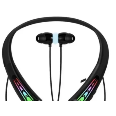 Casti wireless Andowl Q EM20 Bluetooth cu 7 culori LED 