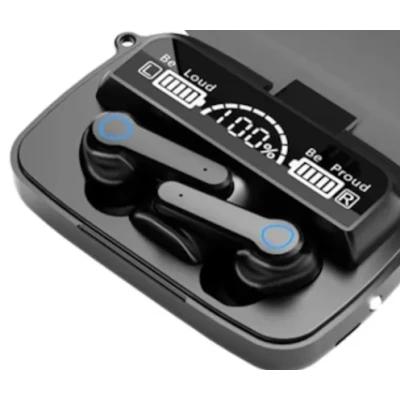 Casti wireless M19 cu cutie de incarcare si afisaj digital Compatibilitate universala bluetooth