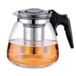 Ceainic 900 ml din sticla termorezistenta filtru infuzor