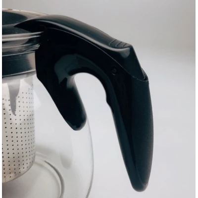 Ceainic 900 ml din sticla termorezistenta filtru infuzor