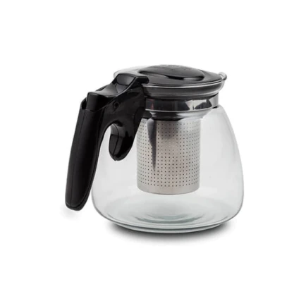 Ceainic 900 ml din sticla termorezistenta filtru infuzor
