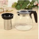 Ceainic 900 ml din sticla termorezistenta filtru infuzor
