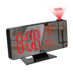 Ceas de masa DS 3718LW afisaj si proiectie efect oglinda alarma temperatura umiditate