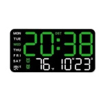 Ceas de masa sau perete 6659 cu afisaj digital temperatura si alrma