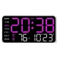Ceas de masa sau perete 6659 cu afisaj digital temperatura si alrma