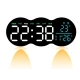 Ceas de masa sau perete digital LED 2808 cu lumina ambientala calda si functie de numaratoare inversa
