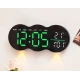 Ceas de masa sau perete digital LED 2808 cu lumina ambientala calda si functie de numaratoare inversa
