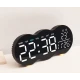 Ceas de masa sau perete digital LED 2808 cu lumina ambientala calda si functie de numaratoare inversa