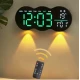 Ceas de masa sau perete digital LED 2808 cu lumina ambientala calda si functie de numaratoare inversa