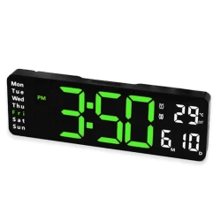 Ceas de perete / masa electronic RD A322 de 32cm afisaj verde