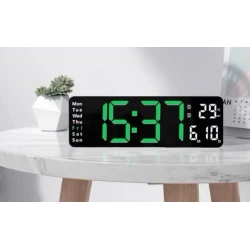 Ceas de perete / masa electronic RD A322 de 32cm afisaj verde