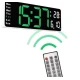 Ceas de perete / masa electronic RD A322 de 32cm afisaj verde