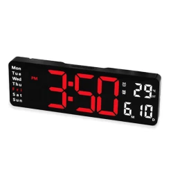 UB Ceas de perete / masa electronic RD A324 de 32cm afisaj rosu