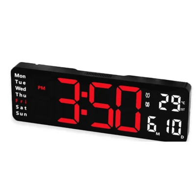 UB Ceas de perete / masa electronic RD A324 de 32cm afisaj rosu