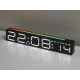 Ceas decorativ ecran LED RGB functie de captare a sunetului afisare ora alarma 3 niveluri de reglare a luminozitatii
