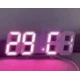 UB Ceas digital de birou 3D afisaj data ora si temperatura GH 8018 AFISAJ PORTOCALIU