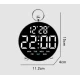 Ceas digital de masa si de perete GH8029 calendar temperatura alarma activare Vocala