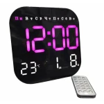 Ceas digital de perete 6650 calendar temperatura ora alarma cu telecomanda