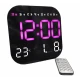 Ceas digital de perete 6650 calendar temperatura ora alarma cu telecomanda