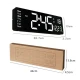 Ceas Digital de Perete RD AB6626 afisaj ALB Functie de Termometru Calendar Temporizator Alarma Dubla
