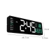 Ceas Digital de Perete RD AL6626 afisaj VERDE Functie de Termometru Calendar Temporizator Alarma Dubla