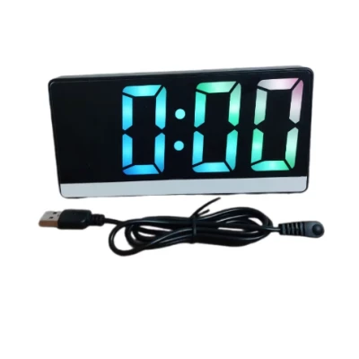 Ceas digital inteligent de masa MIC cu alarma SR2205C