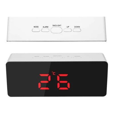 Ceas digital led mirror clock DS-3658L afisaj ROSU