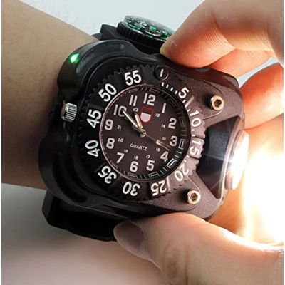 Ceas electronic de mana cu Lanterna  2211