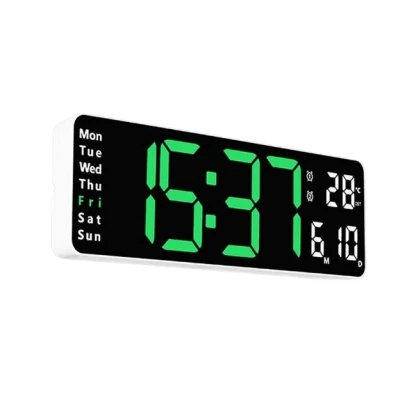 Ceas LED cu afisaj mare 5526 data temperatura telecomanda