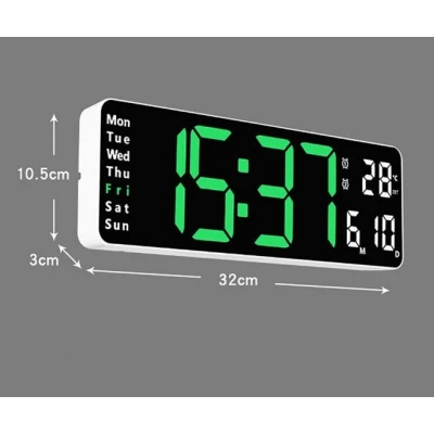 Ceas LED cu afisaj mare 5526 data temperatura telecomanda