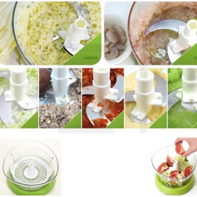 Centrifuga / Masina De Tocat Mixer Si Separator Manual De Galbenusuri Versatil Si Practic Alb/Verde