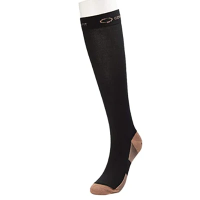 Ciorapi compresivi pentru alergare atletism sarcina calatorii Unisex Negru L/XL
