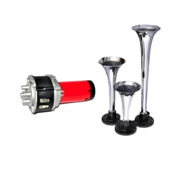 Claxon Auto 12v cu 3 Goarne si Compresor